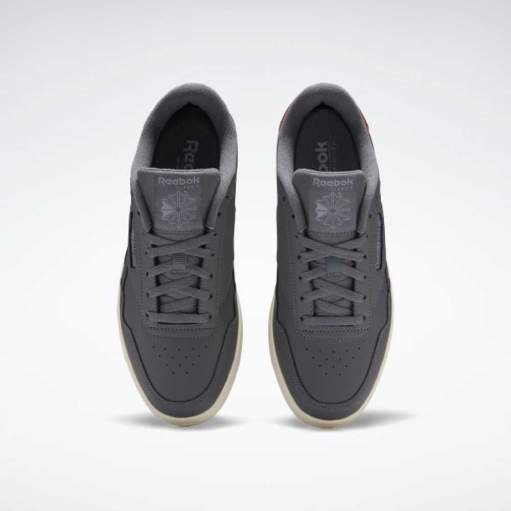 Reebok Club Memt Low Top Mens Leather Lifestyle Sneakers Gray FX9140 NEW Sz 8 - Picture 2 of 4